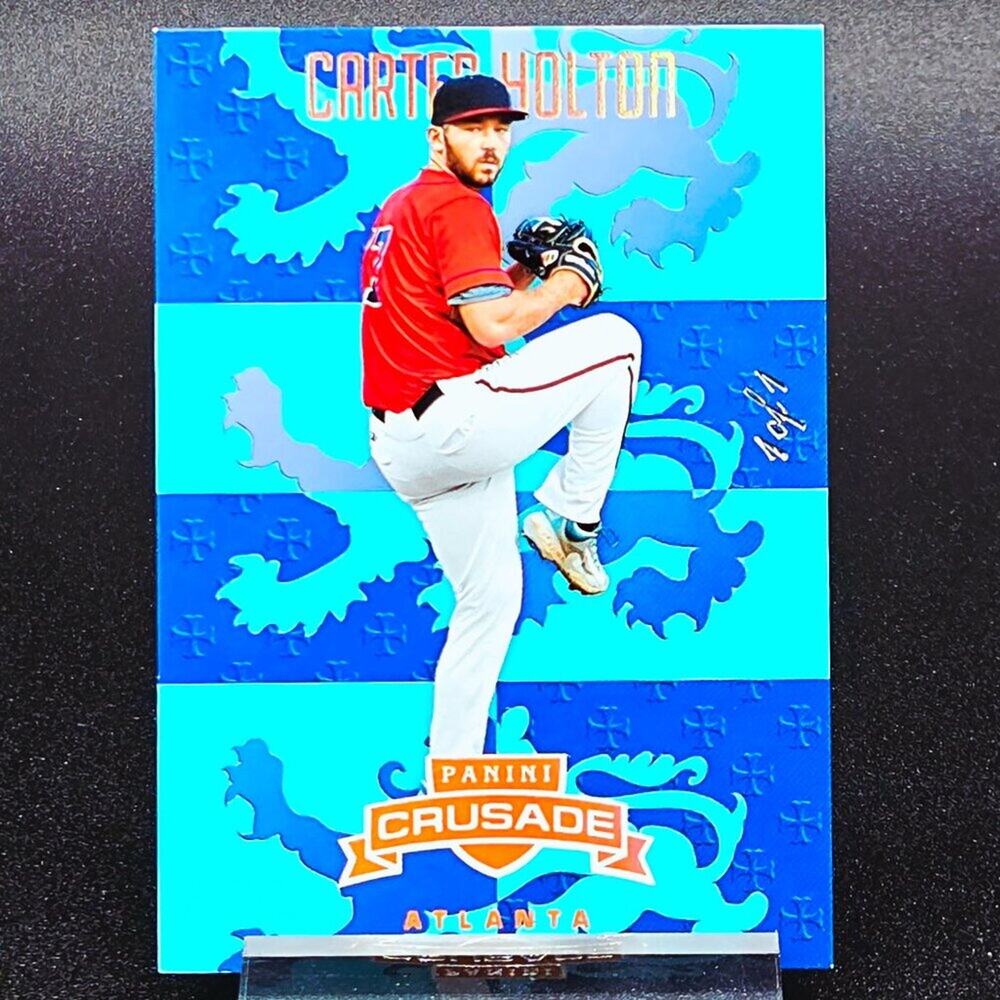 2025 Carter Holton 1/1 Platinum Atlanta Braves Top Prospect
